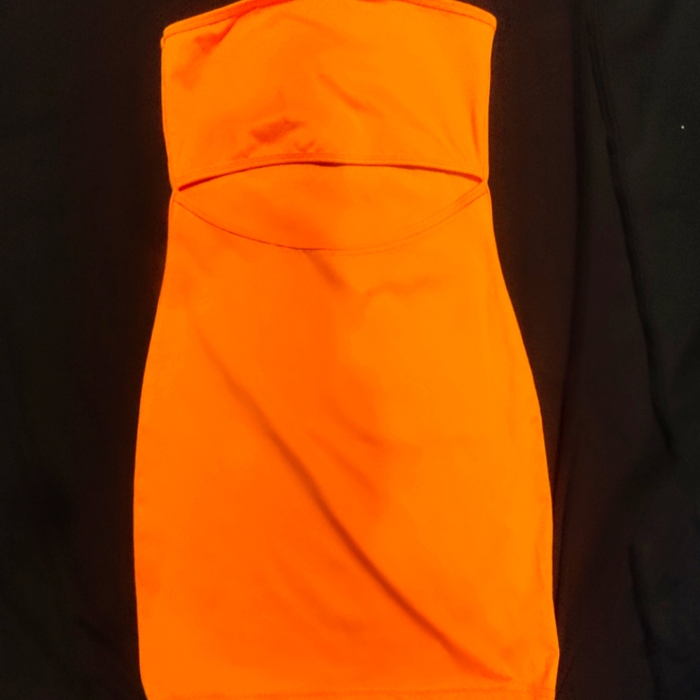 Mini strapless dress